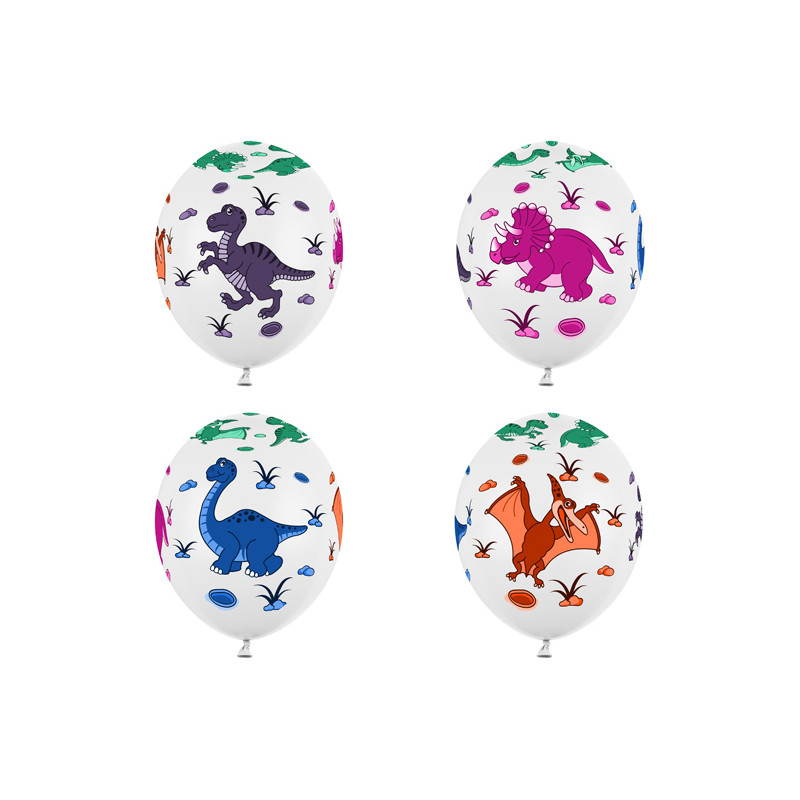 Latexové balóny Dinosaury 6 ks